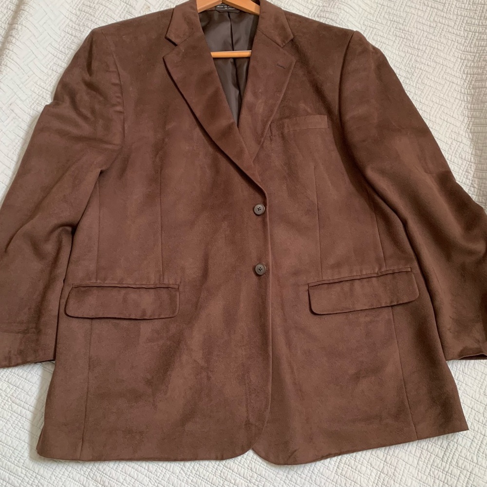 Men’s Brown vegan jacket blazer Size 48 Regular